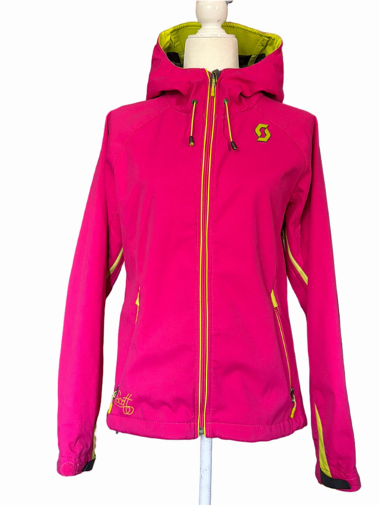 Scott Jackets & Blazers - Women's Scott Ski Jacket Size S (4-5) Pink and Lime Green